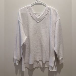 Aerie white oversized sweater